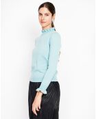 Pull Alix turquoise