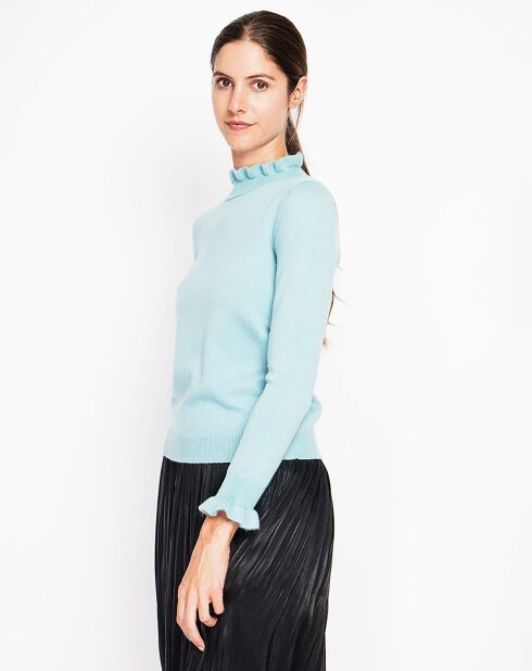 Pull Alix turquoise
