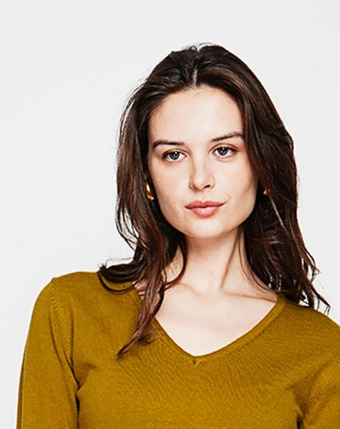 Pull Alice vert olive