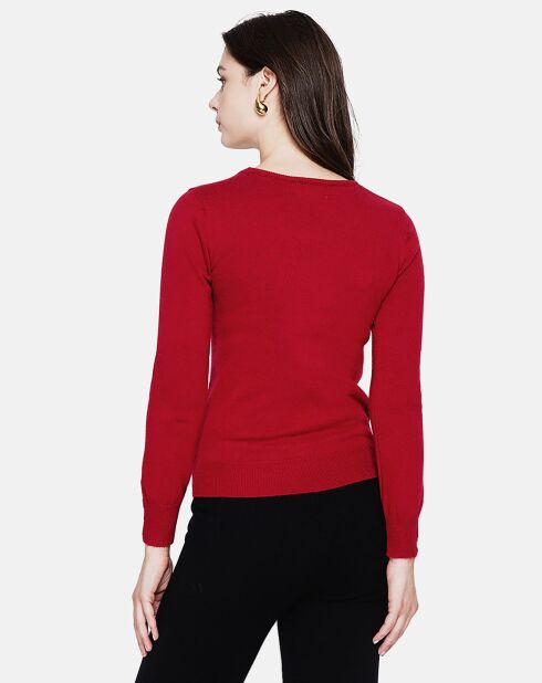 Pull Laure bordeaux