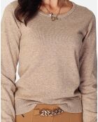 Pull Laure nougat