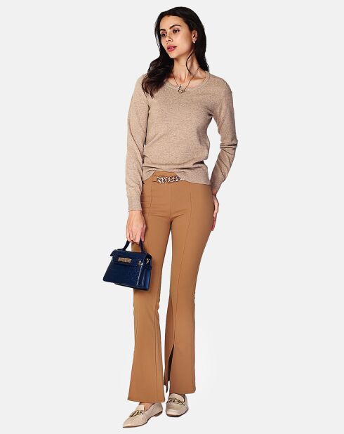 Pull Laure nougat