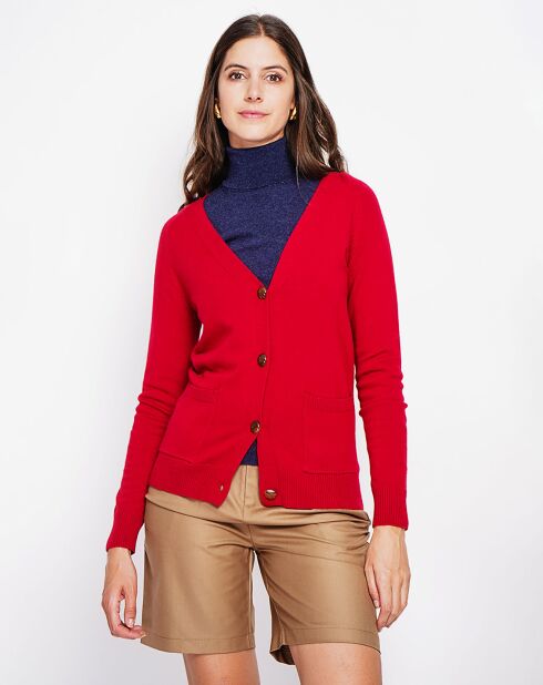Cardigan Manon rouge