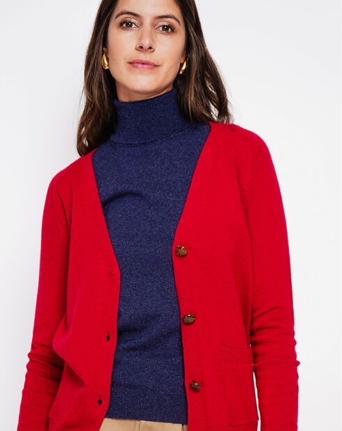 Cardigan Manon rouge