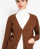 Cardigan Manon marron