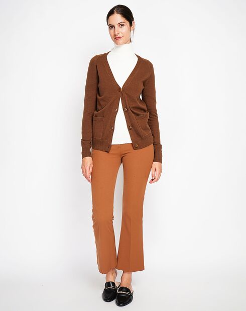Cardigan Manon marron