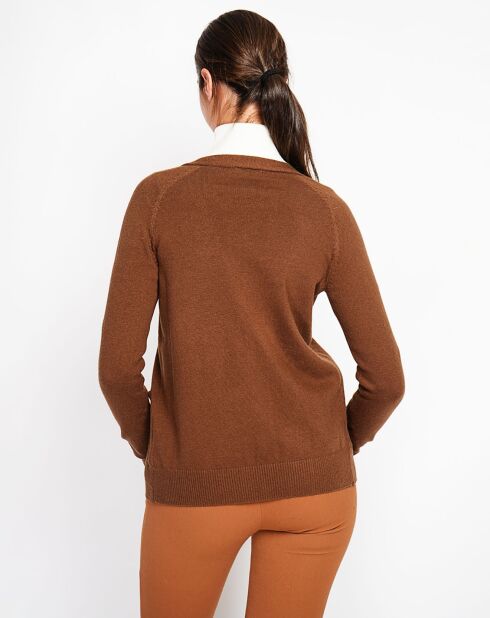 Cardigan Manon marron