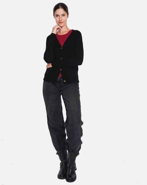 Cardigan Manon noir
