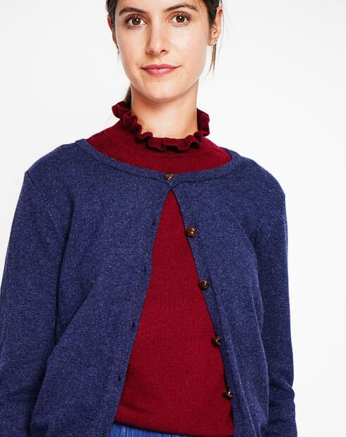 Cardigan Perrine bleu nuit