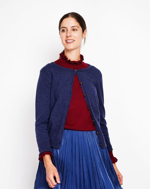Cardigan Perrine bleu nuit