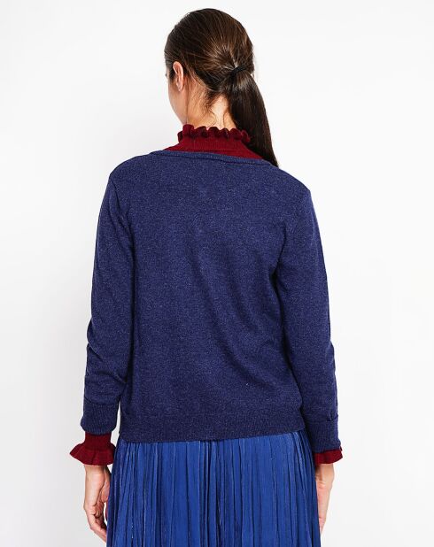 Cardigan Perrine bleu nuit
