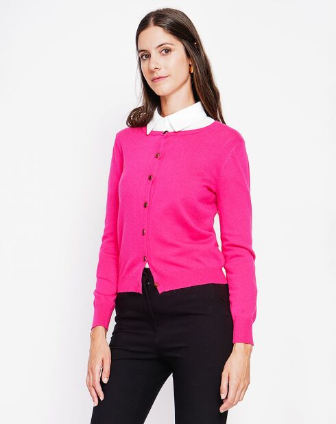 Cardigan Perrine fushia