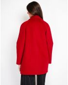 Manteau Sandra bordeaux