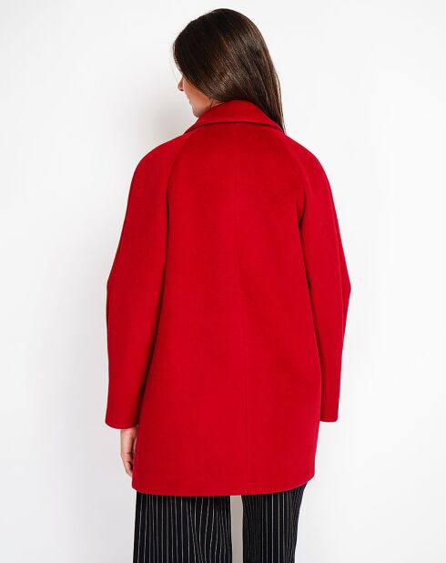 Manteau Sandra bordeaux