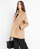 Manteau Sandra nougat