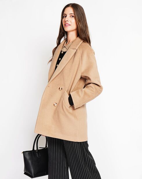 Manteau Sandra nougat