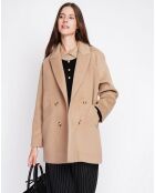 Manteau Sandra nougat