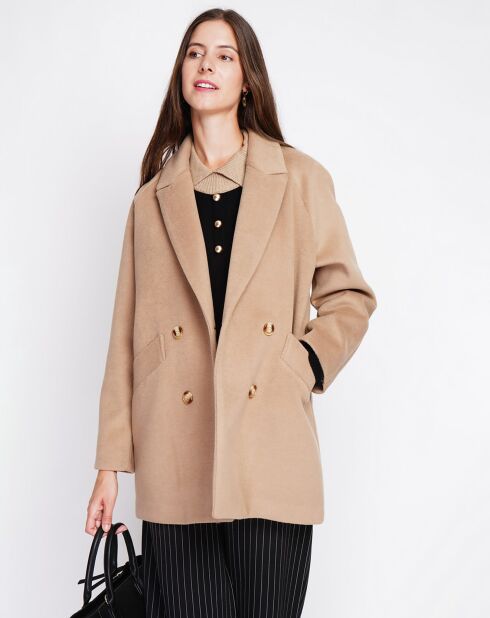 Manteau Sandra nougat
