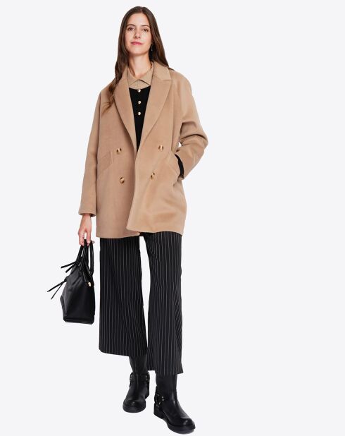 Manteau Sandra nougat