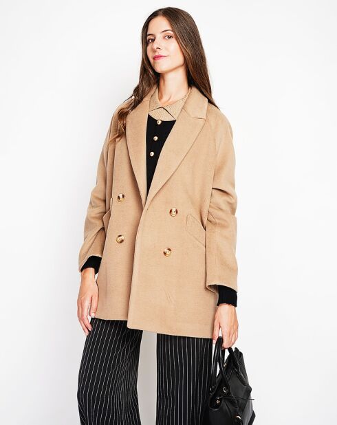 Manteau Sandra nougat