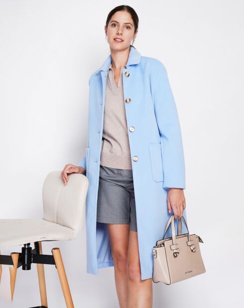 Manteau Sofia azur