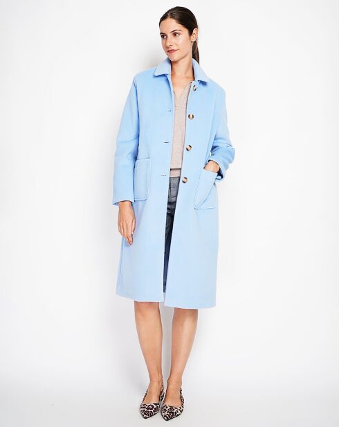 Manteau Sofia azur