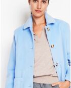 Manteau Sofia azur
