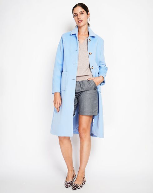 Manteau Sofia azur