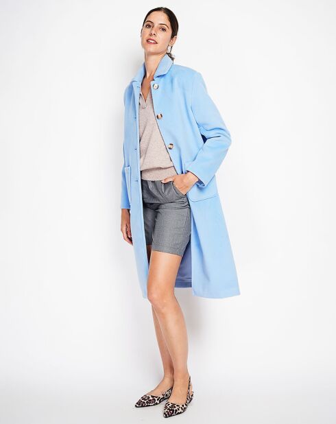 Manteau Sofia azur