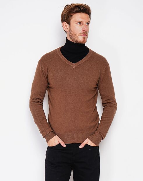 Pull Pierre marron