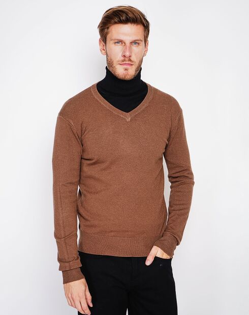 Pull Pierre marron