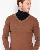 Pull Pierre marron