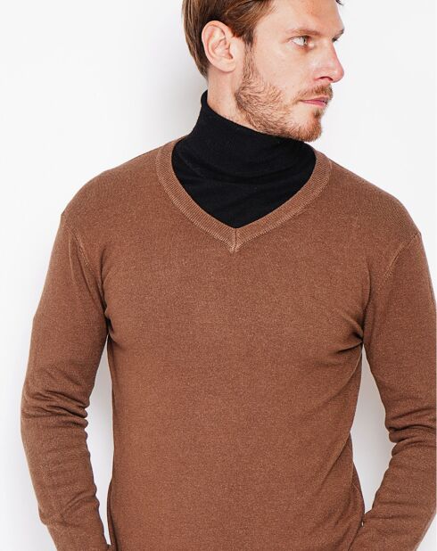 Pull Pierre marron