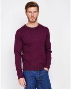 Pull Pierre bordeaux