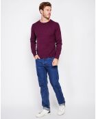 Pull Pierre bordeaux