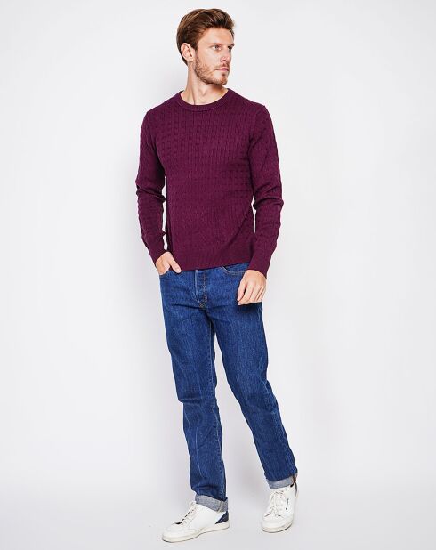 Pull Pierre bordeaux