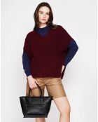 Pull Victoire bordeaux