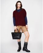Pull Victoire bordeaux