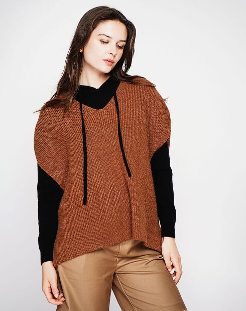 Pull Victoire marron