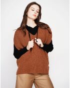 Pull Victoire marron