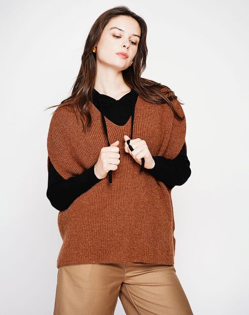 Pull Victoire marron