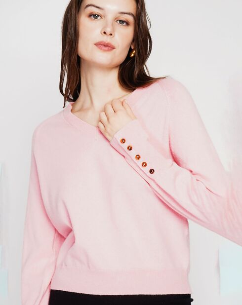 Pull Heloise rose barby