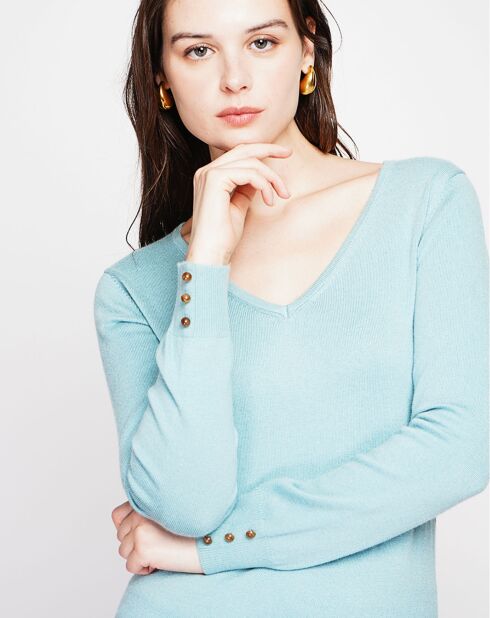 Pull Juliette turquoise