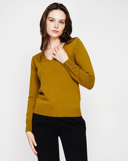 Pull Juliette vert olive