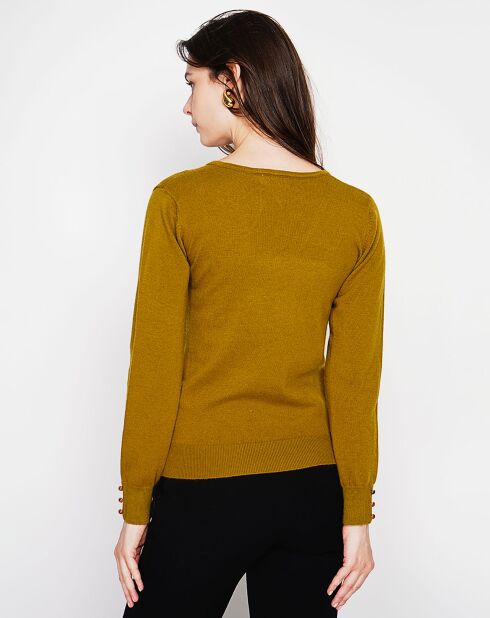 Pull Juliette vert olive
