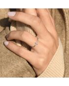 Bague Christiane Diamants 0.05 ct or blanc