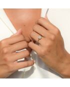 Bague Thalie Diamants 0.103 ct or jaune
