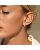 Boucles d'oreilles Merveilles de Lumières Diamants 0.50 ct or blanc