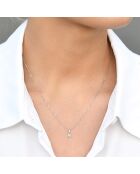 Pendentif Idylle Diamants 0.06 ct or blanc