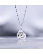 Pendentif Trior Diamants 0.07 ct or blanc